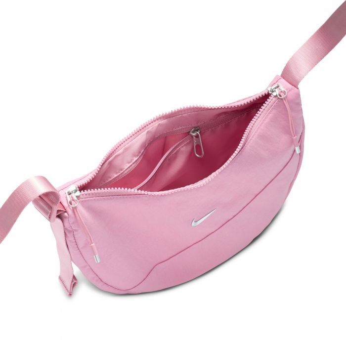 Aura Crescent Crossbody Bag (4L) Elemental Pink/Matte Silver