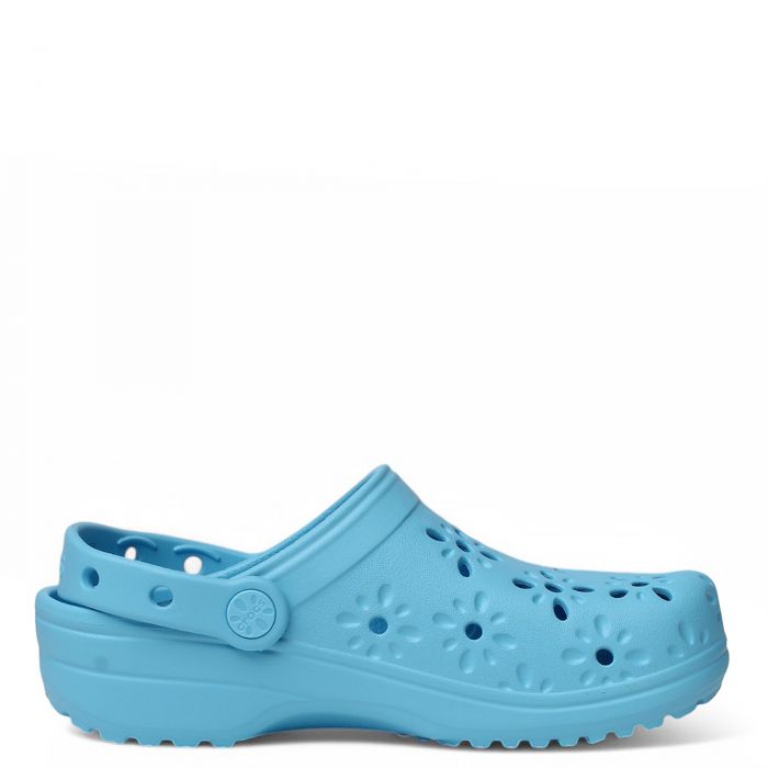 Classic Floral Cut-Out Clog Tinted Glass