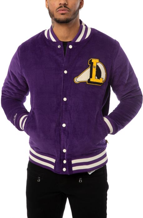 Los Angeles Lakers The Scotch Varsity Jacket Purple