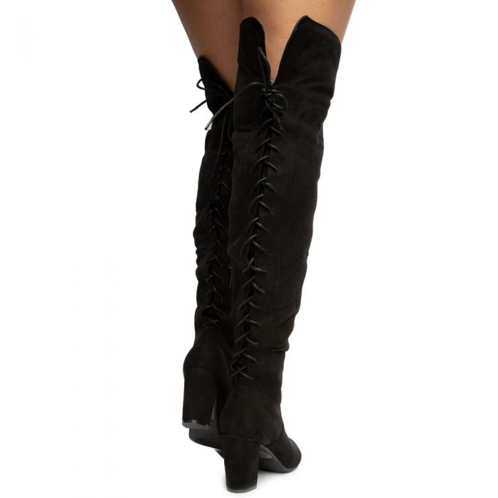 Lepeka-29 Thigh-High Boots Black