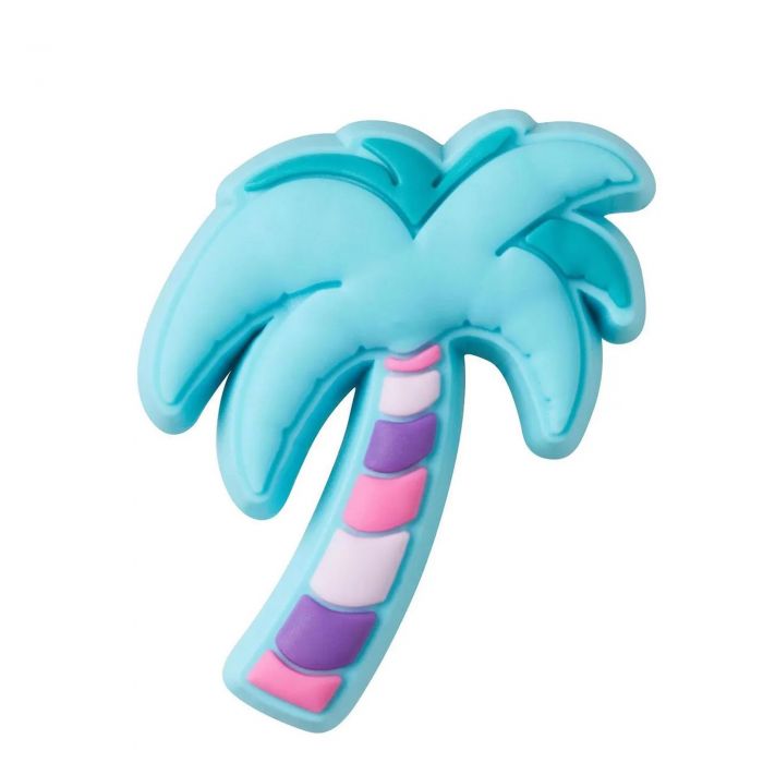 Colorful Palm Tree Jibbitz Blue
