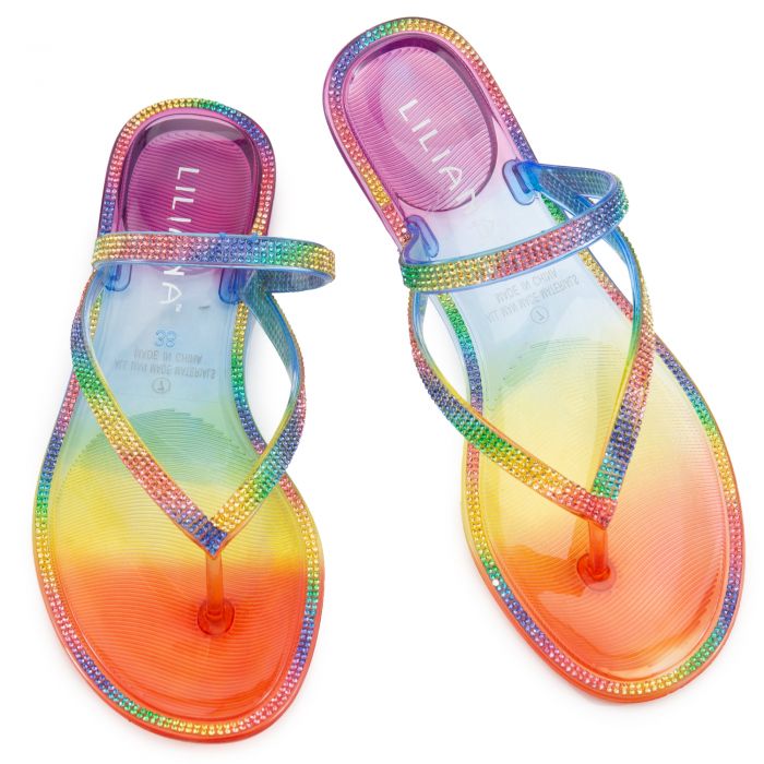 Jelli-88 Sandals Rainbow
