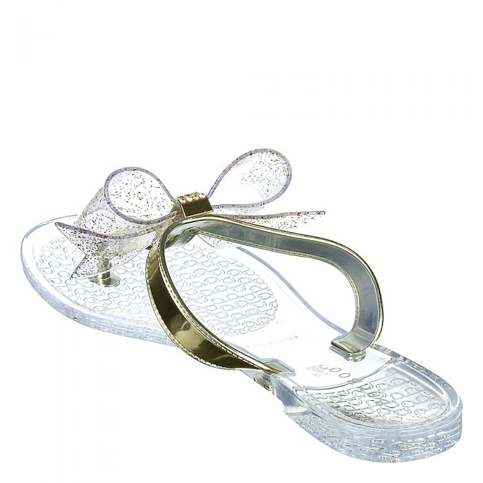 Claire-28 Thong Sandal Clear