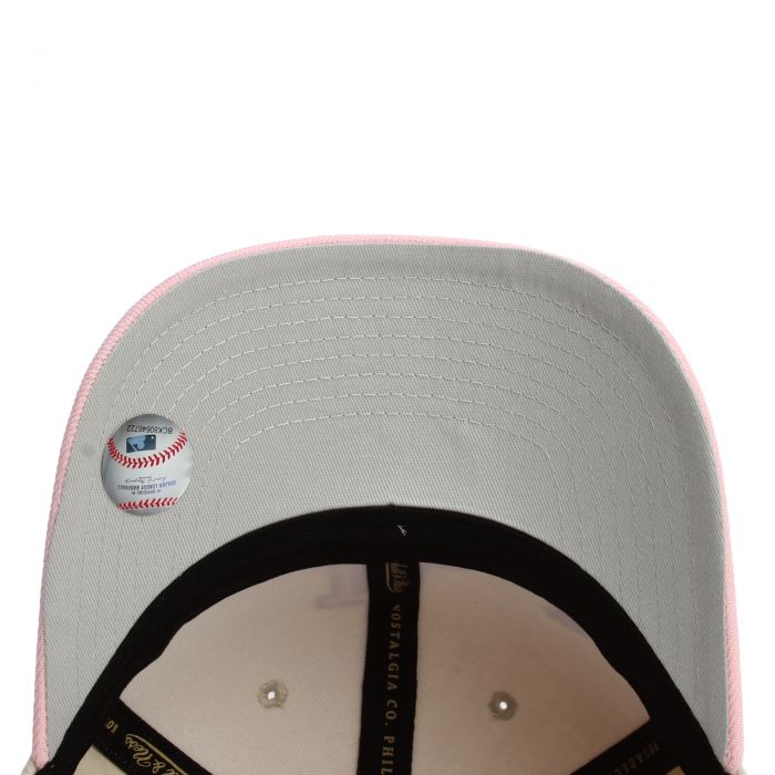MLB Los Angeles Dodgers V-day Snapback  Off-White/Shock Pink
