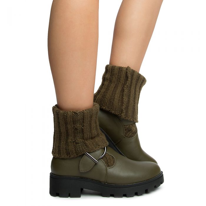 Tread-18s Ankle Boots Olive