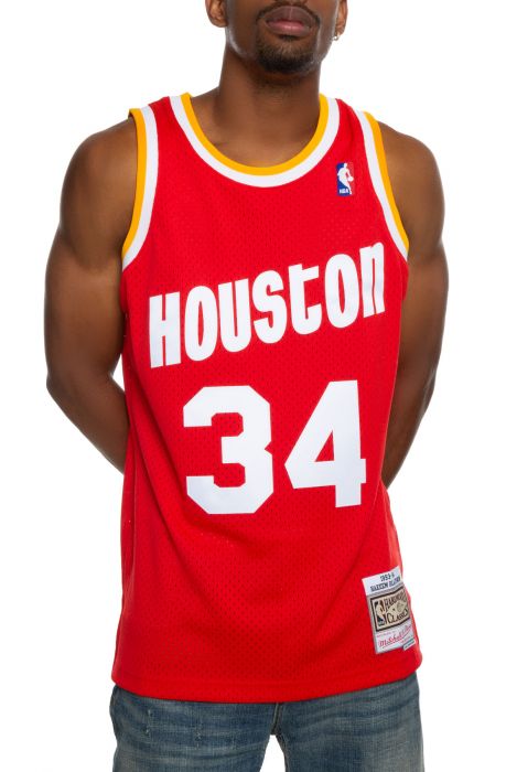 olajuwon rockets jersey