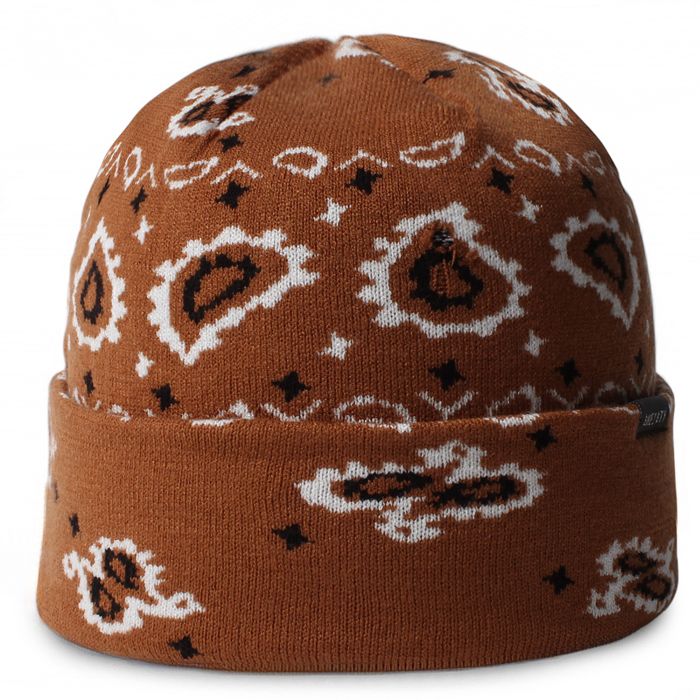 Paisley Beanie Brown