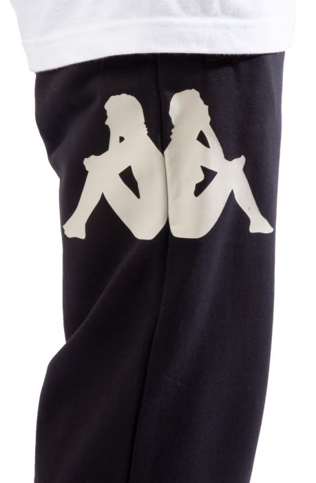 Authentic Coevorden Sweatpants Black Smoke-Orange Salmon-Grey Oyster