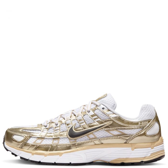 Women's P-6000 Gold White/Black-Grain-Mtlc Gold Grain