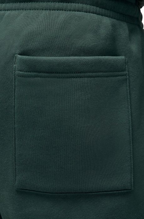 Brooklyn Fleece Oversized Open-Hem Pants Midnight Green/Sail