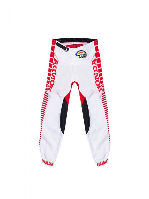 JT Racing Honda Team USA 1981 Flo-Form Pants: White White