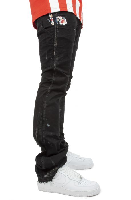 Hart Flared Denim Jet Black
