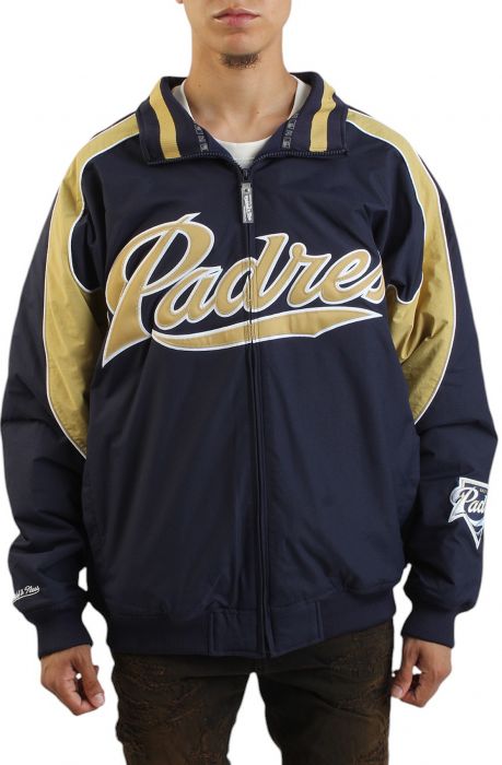 MLB San Diego Padres 2005 Cooperstown Collection Authentic Full-Zip Jacket Navy