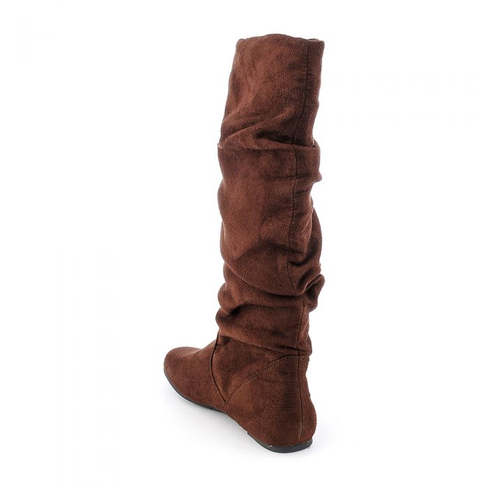 Flat Boot Zulu-S Tobacco Suede Tobacco Suede