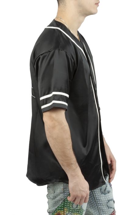 Community Baseball Jersey Black/White