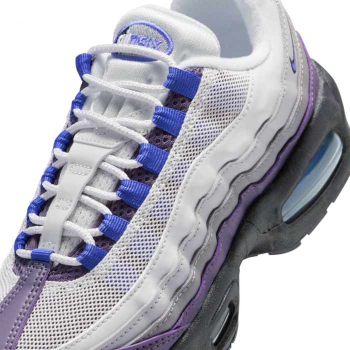 Grade-School Air Max 95 Photon Dust/Sapphire-Dark Raisin
