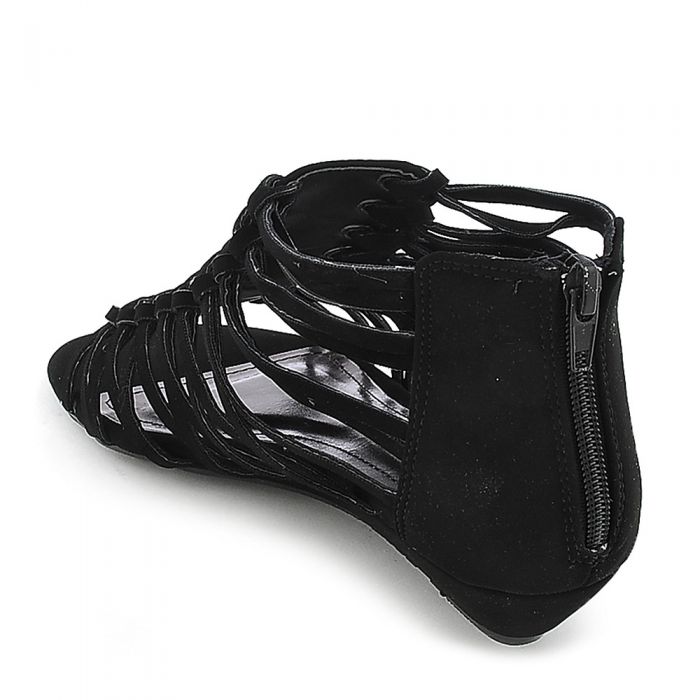 Dalinda-34 Strappy Sandal Black Black
