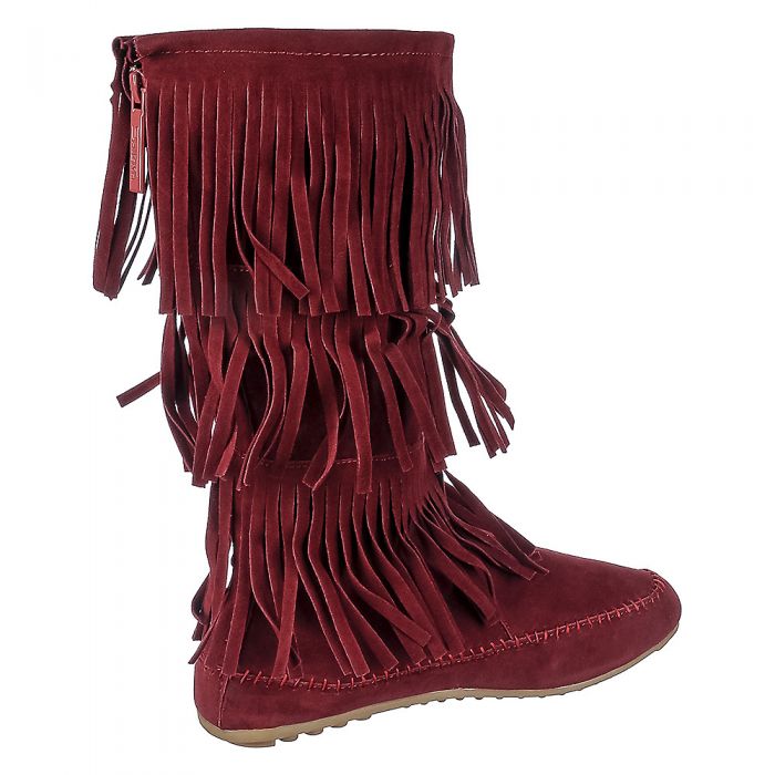 Fringe Pocket Boot Cherokee-03 Red