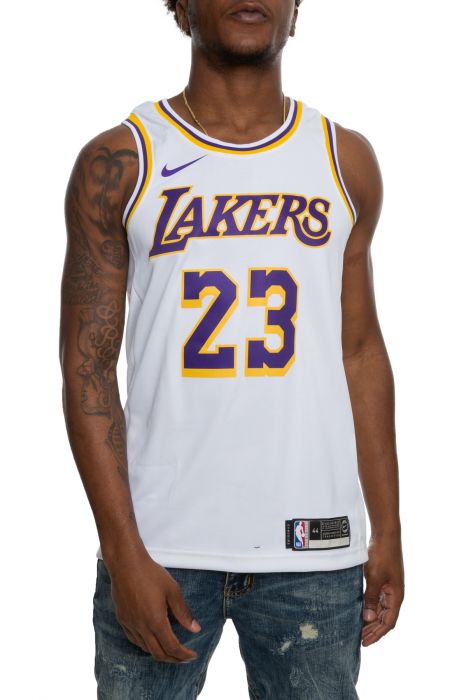 LeBron James Lakers Earned Edition Men's Nike NBA Swingman Jersey