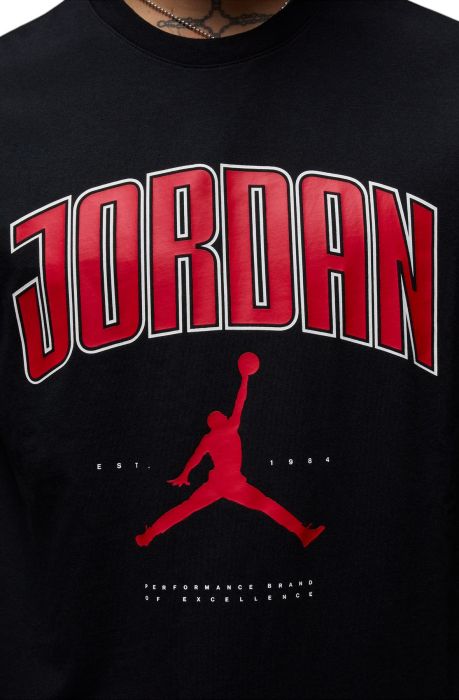 Jordan T-shirt BLACK/GYM RED/GYM RED