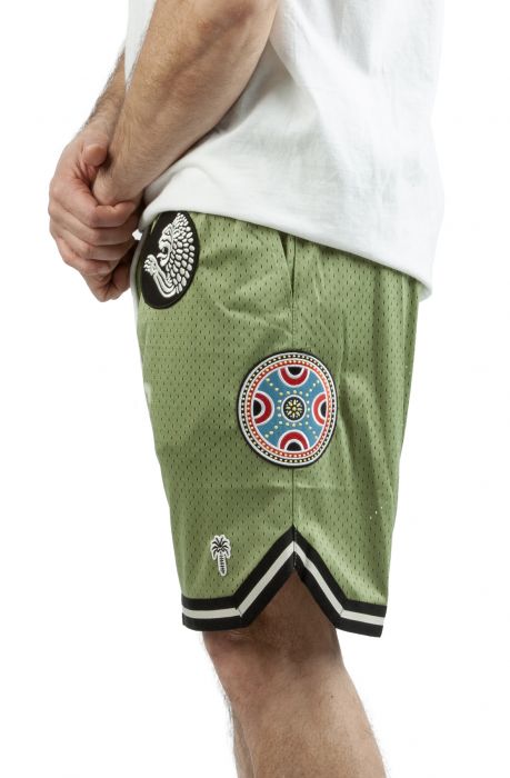 The Clout Mesh Shorts Green