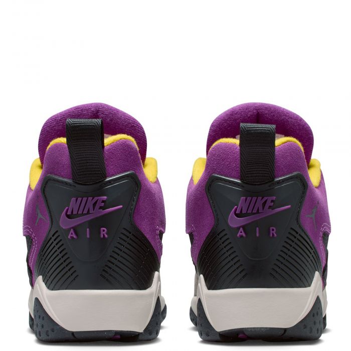 Grade-School Air Jordan MVP 92 Oil Grey/Viotech-Cave Stone-Dark Sulfur