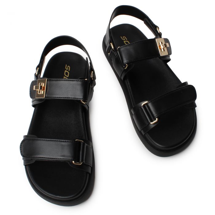 Katherine Tan Velcro Buckle Sandal