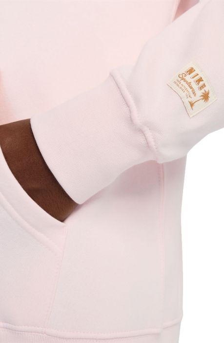  Full-Zip Fleece Hoodie LIGHT SOFT PINK/DARK RAISIN