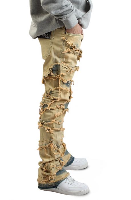 Chaos Stacked Shredded Jean Dessert