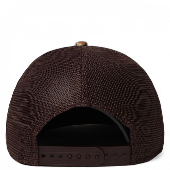 MLB San Diego Padres Tropic Floral Golfer Lightly Structured Snapback Hat Brn/W