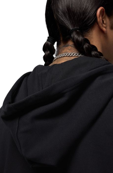 Brooklyn Fleece Full-Zip Hoodie Black/White