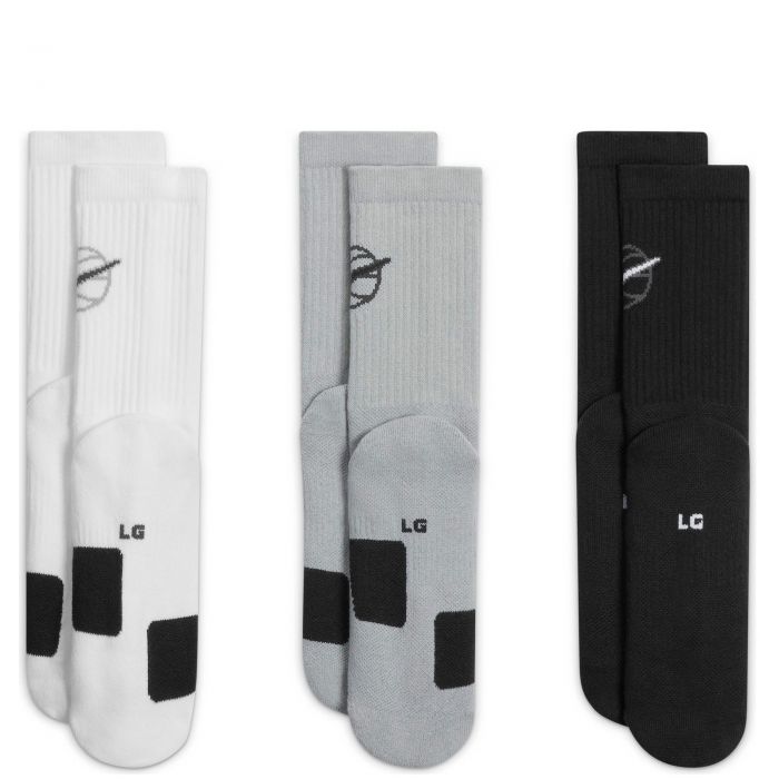 Everyday Crew Basketball Socks (3 Pair) Multi-Color