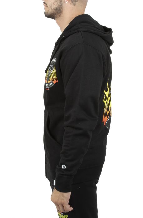 Live To Ape Zip Jacket Black