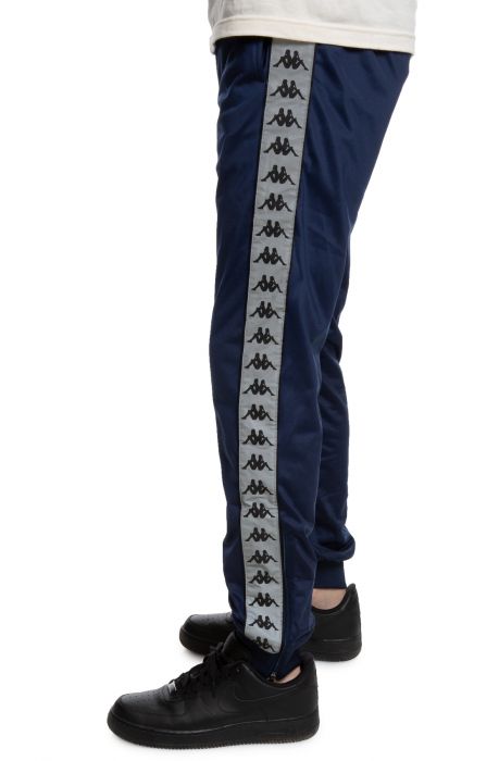 222 Banda Dodo Reflective Track Pants Navy/Grey