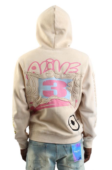 Smoke Racers Hoodie Clay