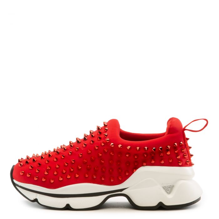 Stylist-1 Spikey Sneakers Red