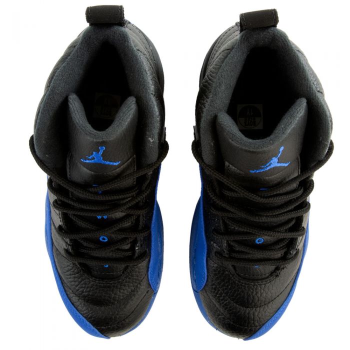 (PS) Air Jordan 12 Retro Black/Game Royal-Black