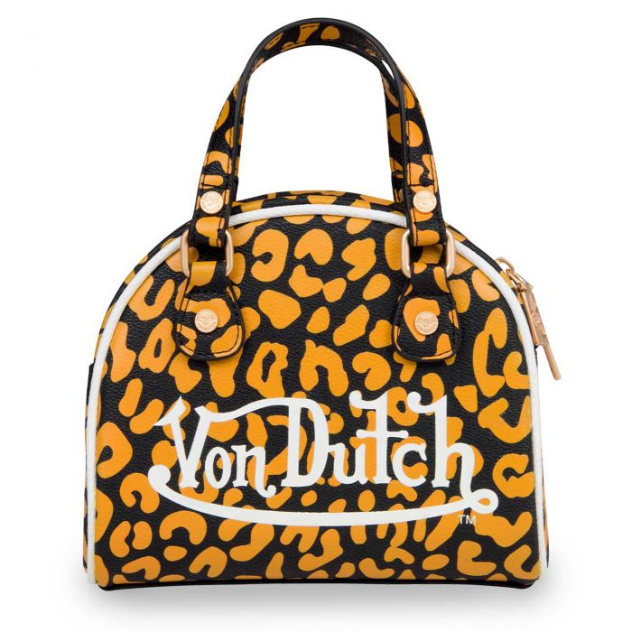 Orange Cheetah Bowling Bag  Orange