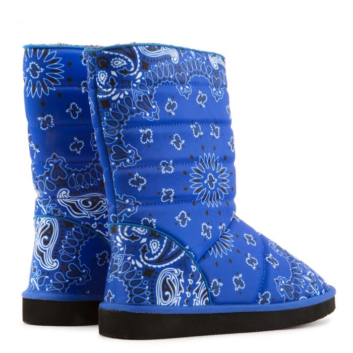 Roxy-2A Flat Booties Blue