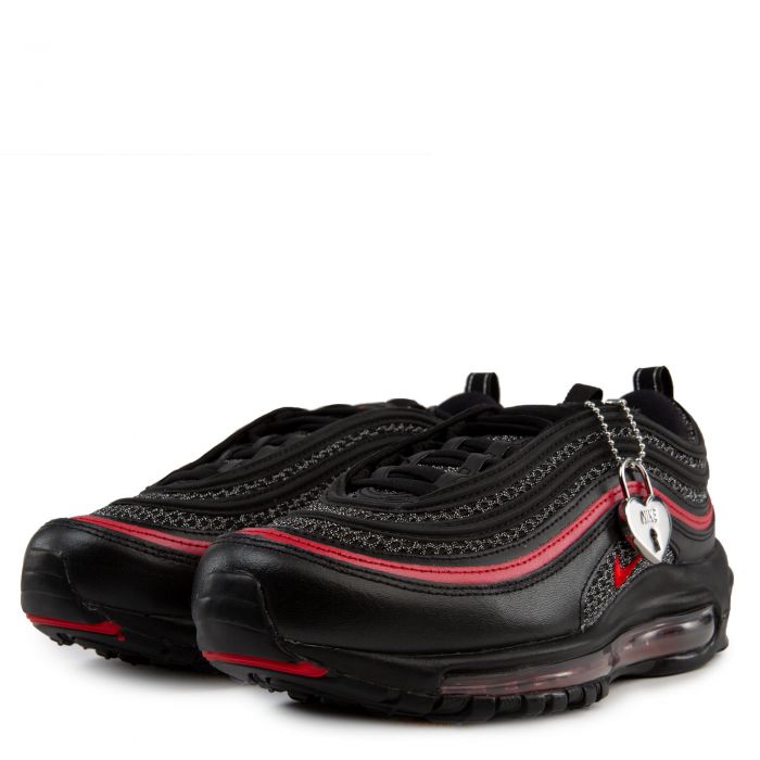 Women's Air Max 97 Black/University Red-Metallic Silver