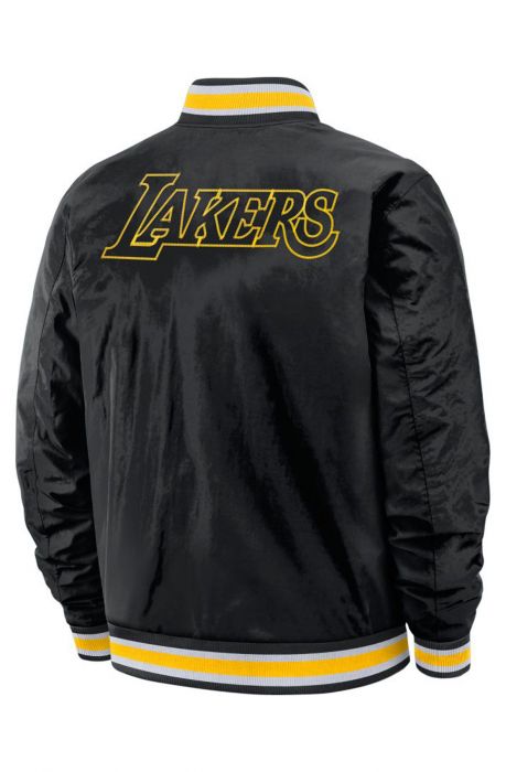 Los Angeles Lakers Courtside Reversible Jacket Black