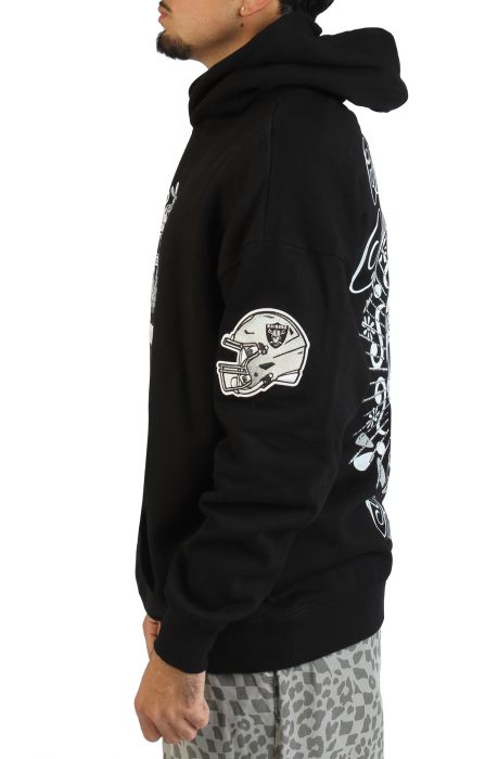 Las Vegas Raiders Dia De Muertos Hoodie  Black