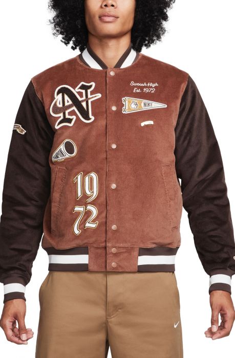 NIKE Sportswear Corduroy Bomber Jacket FQ6159 256 - Shiekh