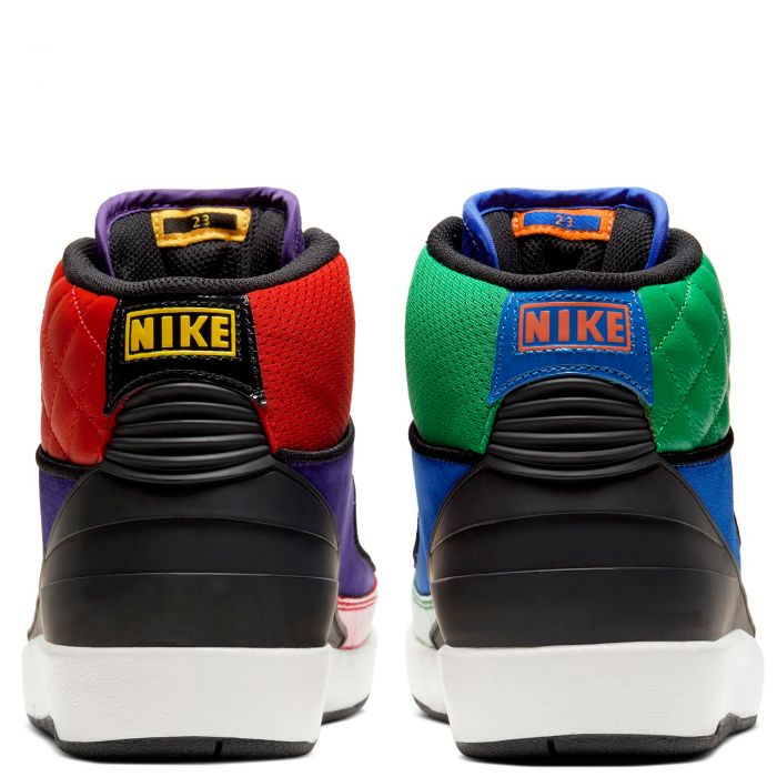 Women's Air Jordan 2 Retro Action Red/Black-Cosmic Purple
