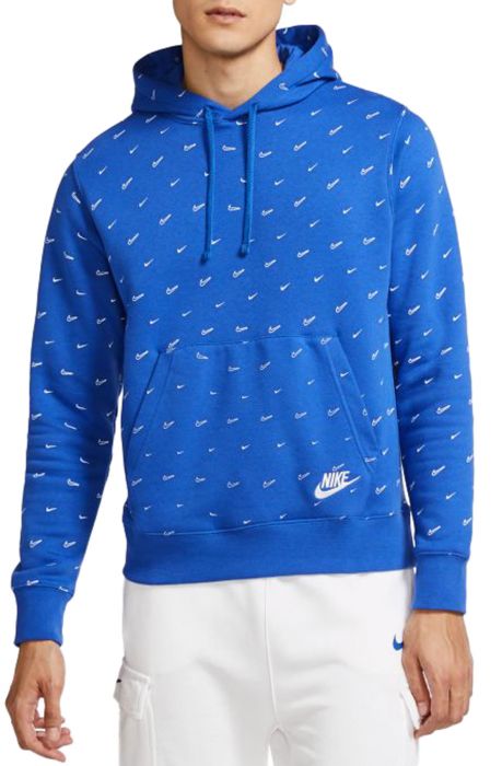 nike hoodie with nike checks all over