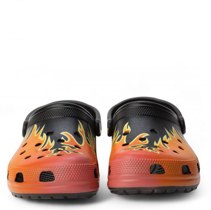 Classic Flames Clog BLACK/MULTI