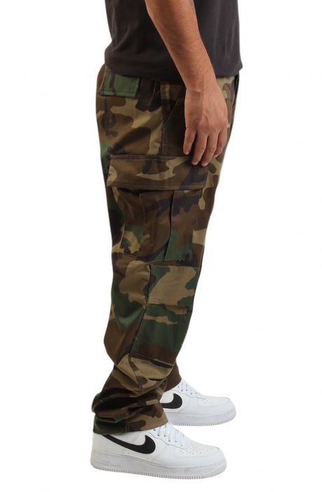 Camo Tactical BDU Pants Woodland Camo