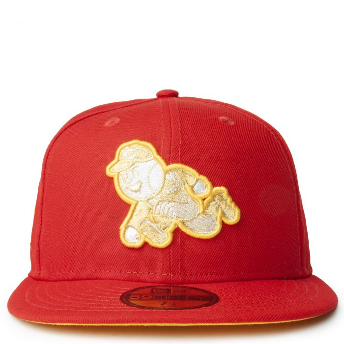 NEW ERA CAPS Cincinnati Reds Red Gold 59Fifty Fitted Hat 70740075 - Shiekh