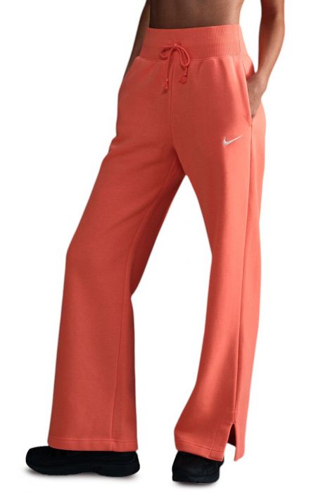 Sportswear Phoenix Fleece High-Waisted Wide-Leg Sweatpants Lt Wild Mango/Sail