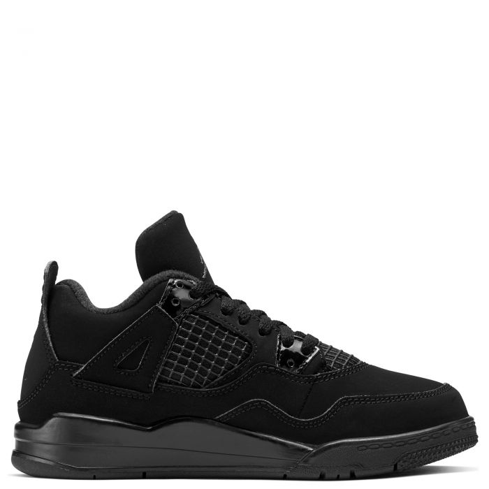 (PS) Air Jordan 4 Retro Black/Black-LT Graphite